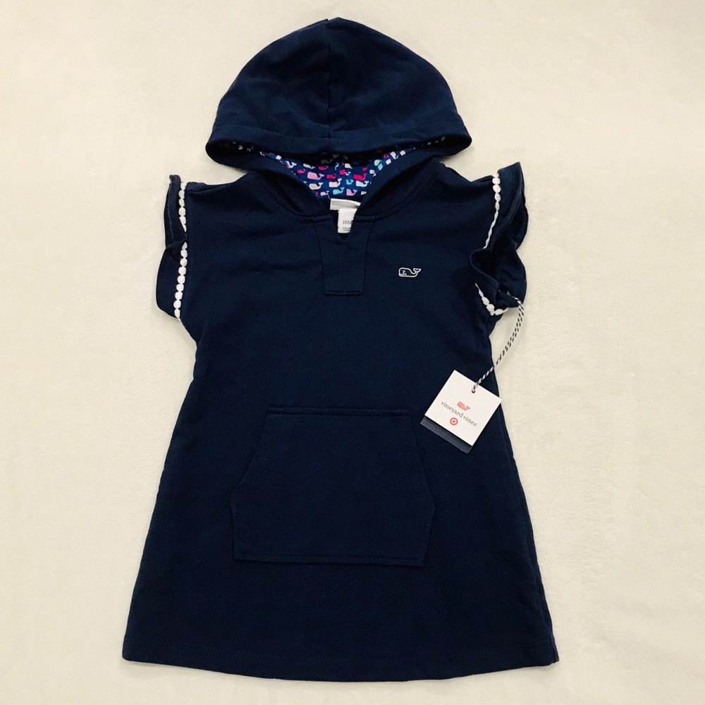 🎉HP🎉 NWT Vineyard Vines Target Swim Hoodie Dress - Picture 5 of 8